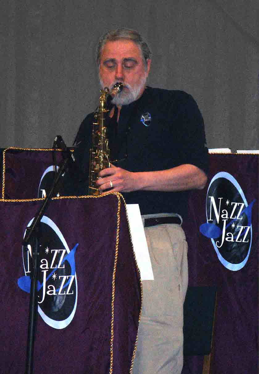 Dan Blana Soloing with Nazz Jazz Big Band - Swing 
			  Band playing locally in Denver, Colorado
