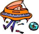 Repairing Pianos cartoon